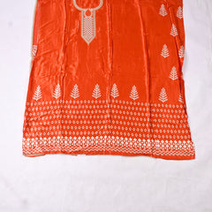 Gavadin Silk Orange Unstitched Suit