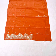 Crepe Rust Unstitched Suit