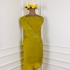 Organza Mehandi Unstitched Suit