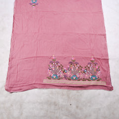 Mul Cotton Rose Gold Unstitched Suit