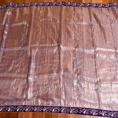 Silk Purple Unstitched Suit