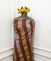 Giraffe Shimmer Brown Unstitched Suit