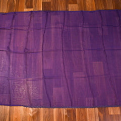 Organza Purple Unstitched Suit