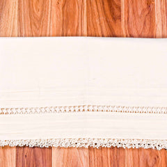 Cotton Orange Unstitched Suit
