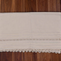 Cotton Peach Unstitched Suit