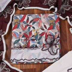 Muslin Multi Colour Unstitched Suit