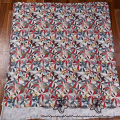 Muslin Multi Colour Unstitched Suit