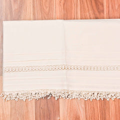 Cotton Ferozi & Black Unstitched Suit