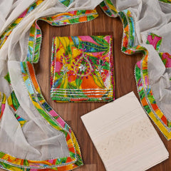 Cotton Green Unstitched Suit