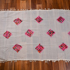 Cotton Pink Unstitched Suit