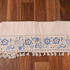 Muslin White Unstitched Suit