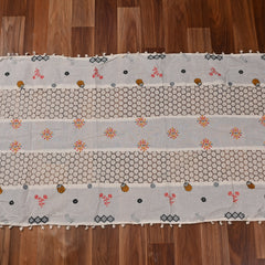 Cotton White Unstitched Suit