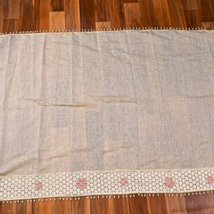 Linen Beige Unstitched Suit