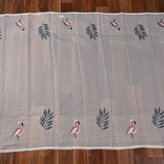 Mul Cotton White Unstitched Suit