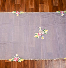 Mul Cotton Lavender Unstitched Suit