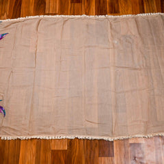 Jute Cotton Skin Unstitched Suit