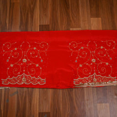 Crepe Red Unstitched Suit