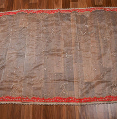 Glass Shimmer Off-White Unstitched Suit