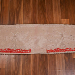 Glass Shimmer Off-White Unstitched Suit