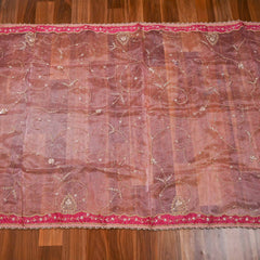 Glass Shimmer Pink Unstitched Suit