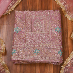 Shimmer Pink Unstitched Suit