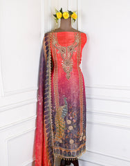 Burberry Orange Unstitched Suit