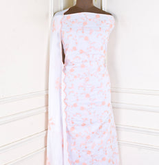 Cotton Peach Unstitched Suit