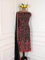 Crepe Black Unstitched Suit