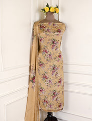 Chinon Pastel Yellow Unstitched Suit