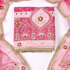 Gavadin Magenta Unstitched Suit