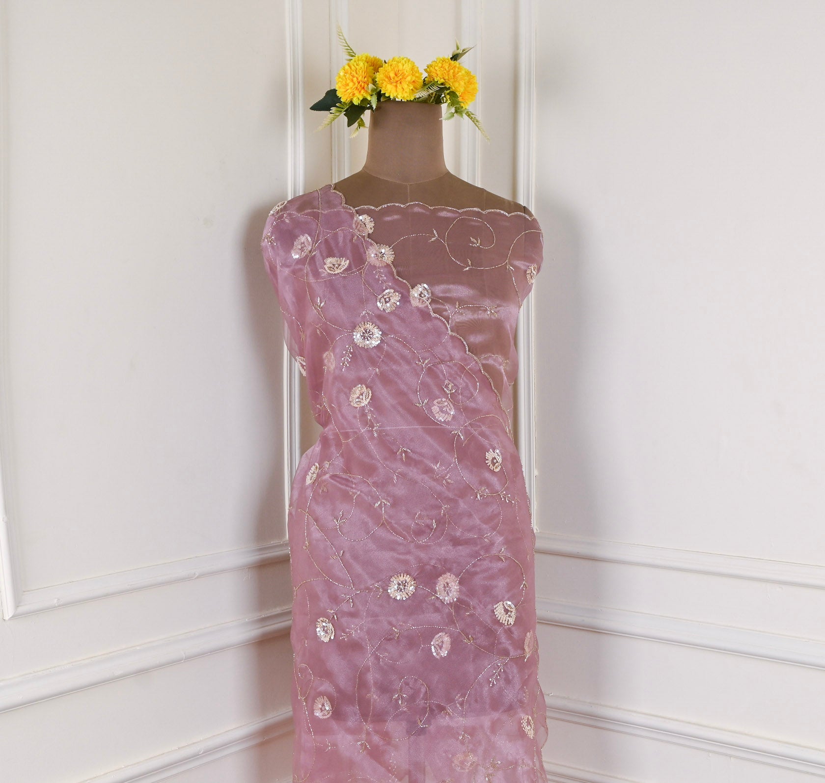 Glass Purple Unstitched Suit
