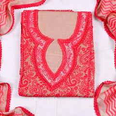 Burberry Red Unstitched Suit