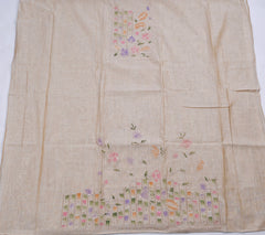 Linen Off-white Unstitched Suit