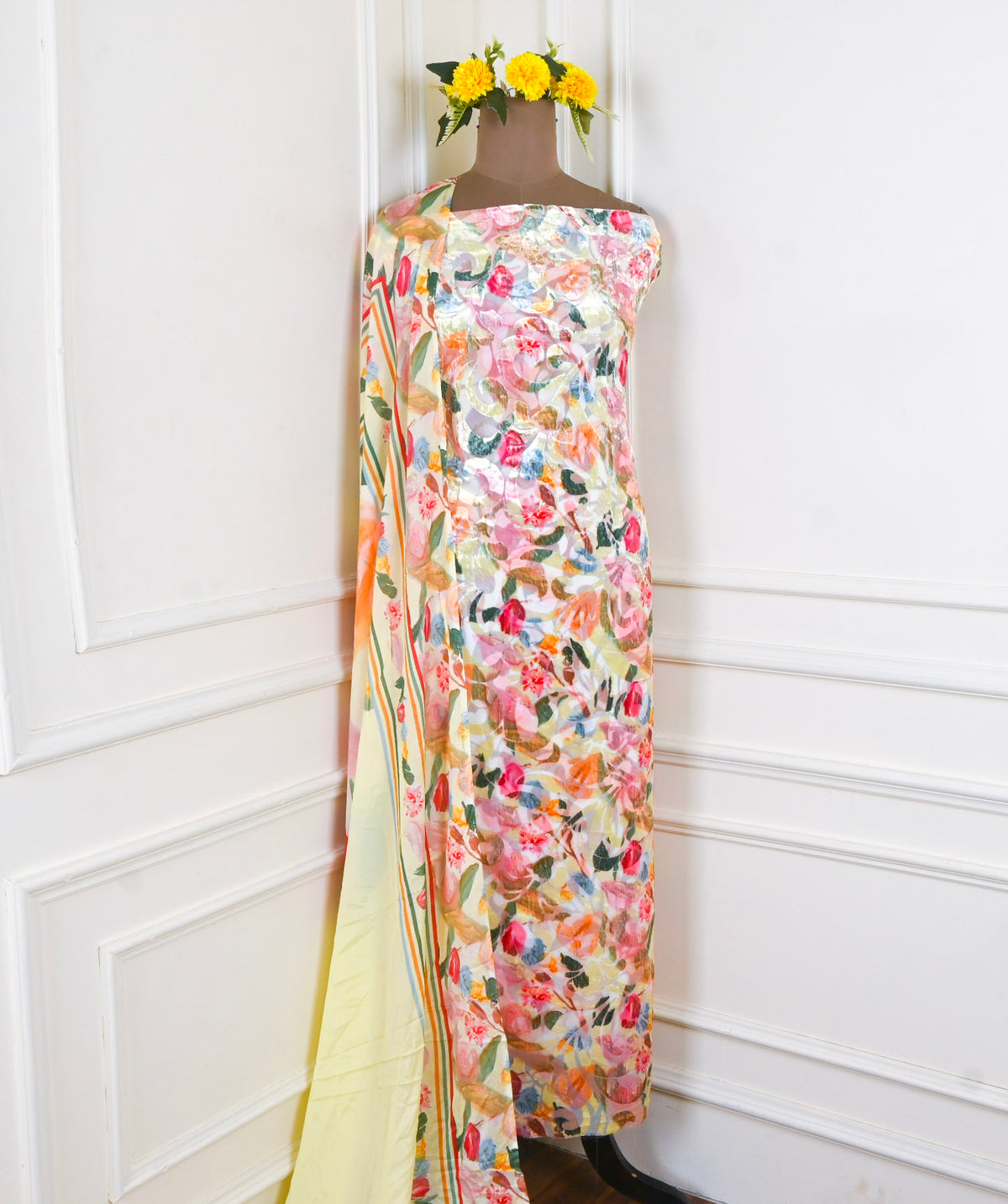 Brasso Yellow Unstitched Suit