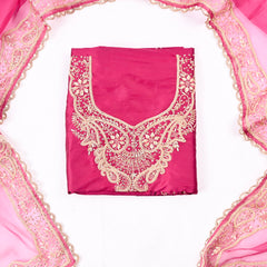 Gavadin Magenta Unstitched Suit