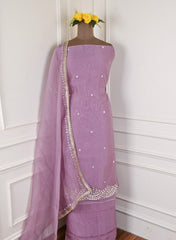 Crush Lavender Unstitched Suit