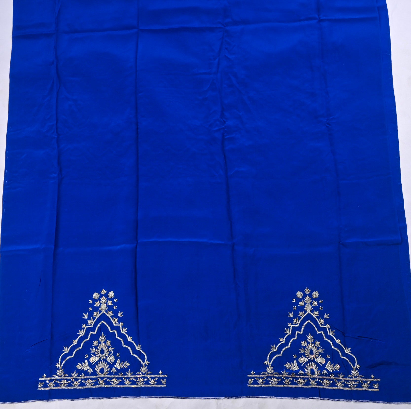 Crepe Blue Unstitched Suit