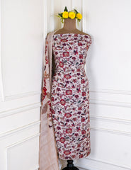Mul Cotton Grey Unstitched Suit