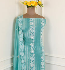Georgette Ferozi Unstitched Suit