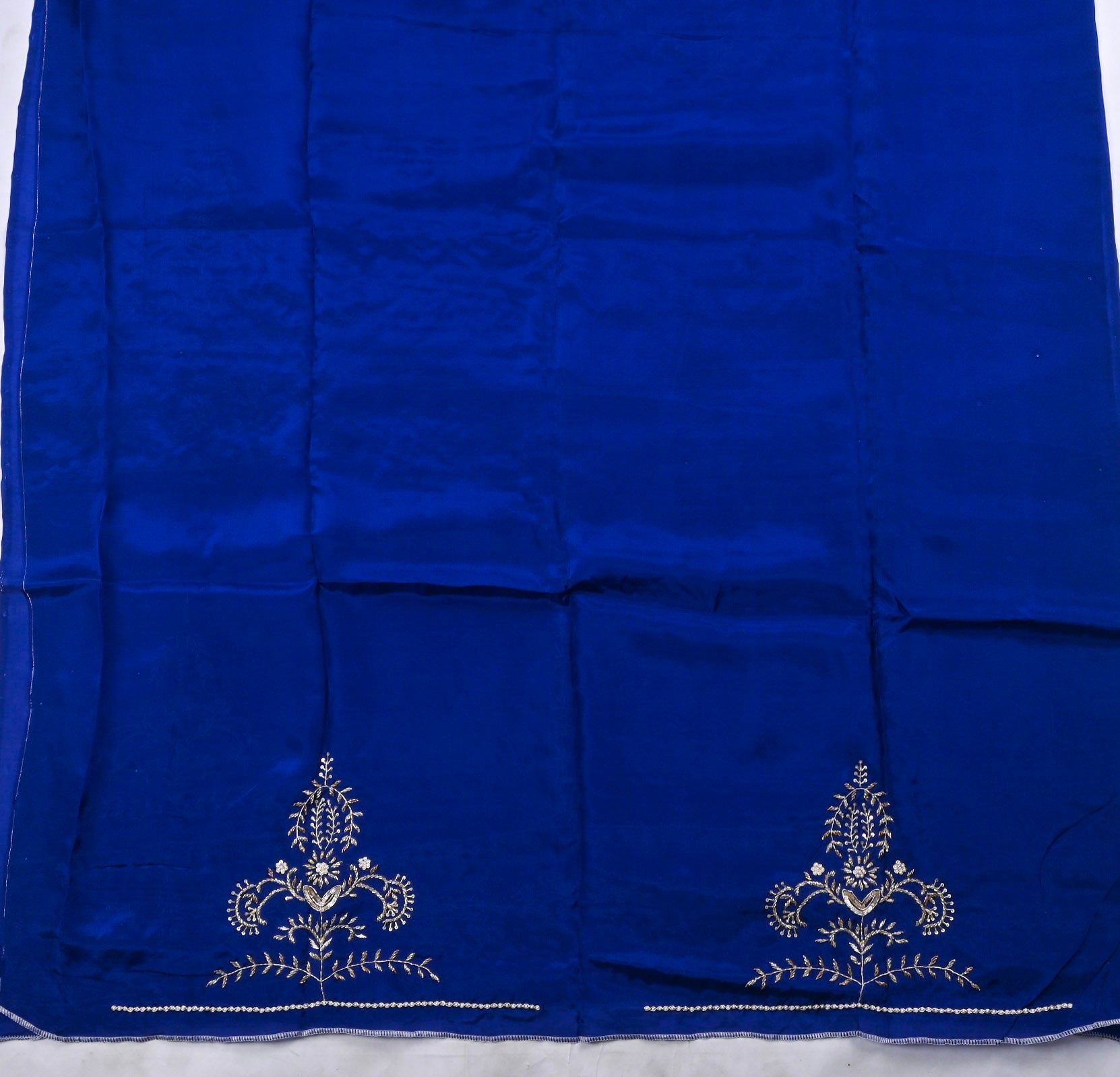 Crepe Blue Unstitched Suit