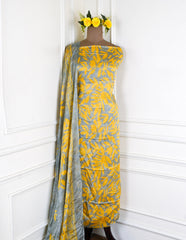 Chinon Yellow Unstitched Suit