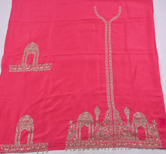 Khadi Pink Unstitched Suit