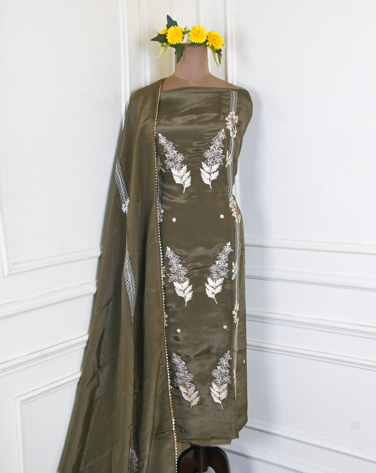 Crepe Grey Unstitched Suit