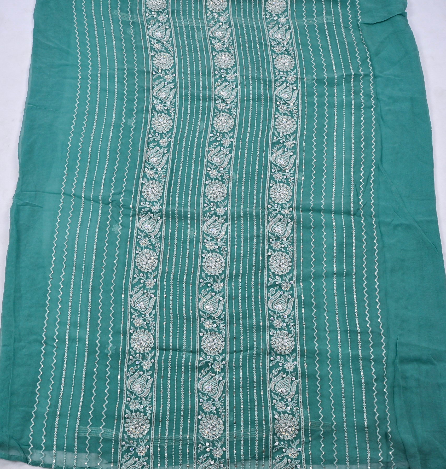 Georgette Ferozi Unstitched Suit