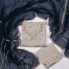 Burberry Silk Off-White Unstitched Suit