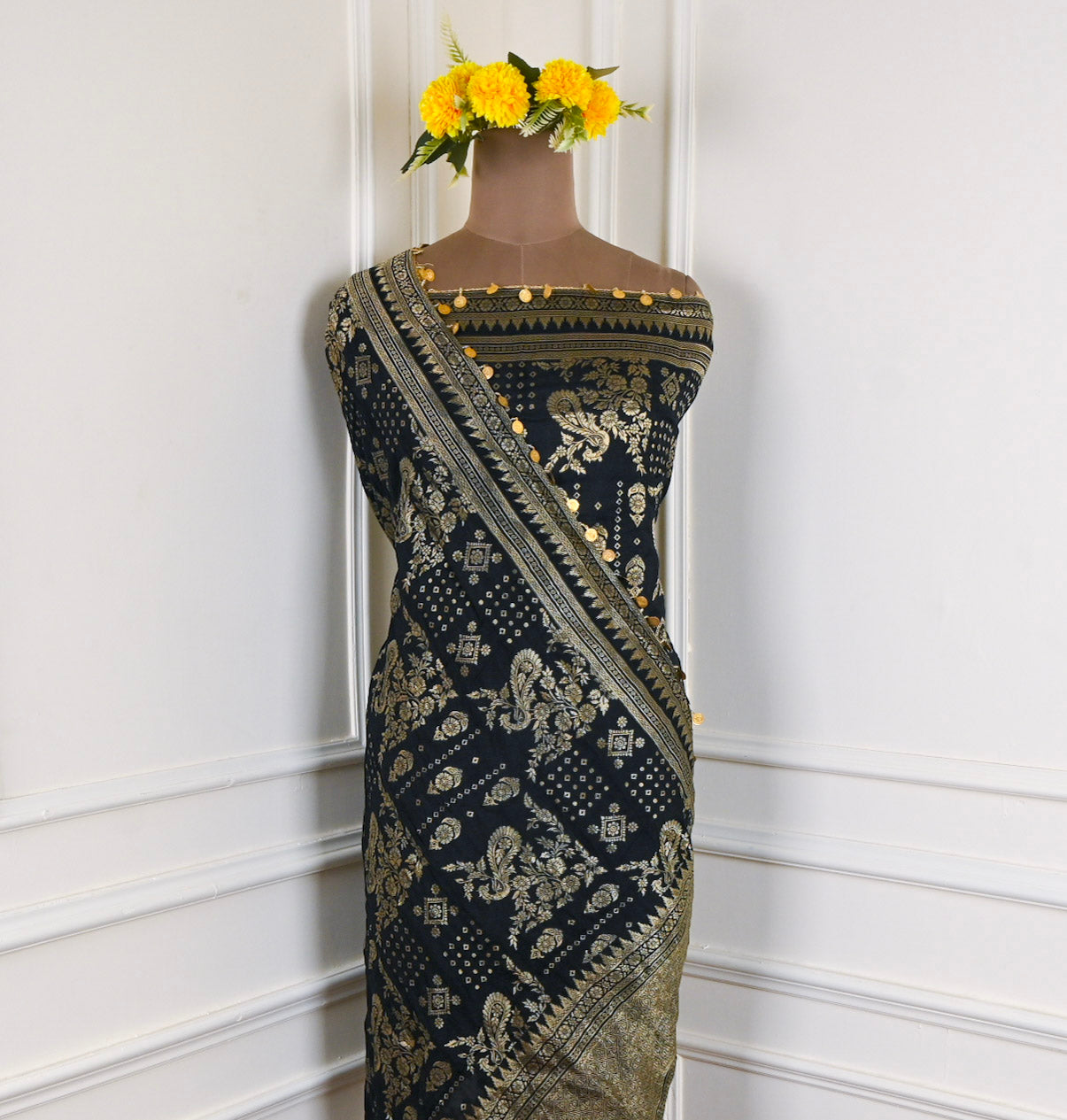 Crepe Black Unstitched Suit