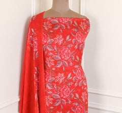 Burberry Red Unstitched Suit