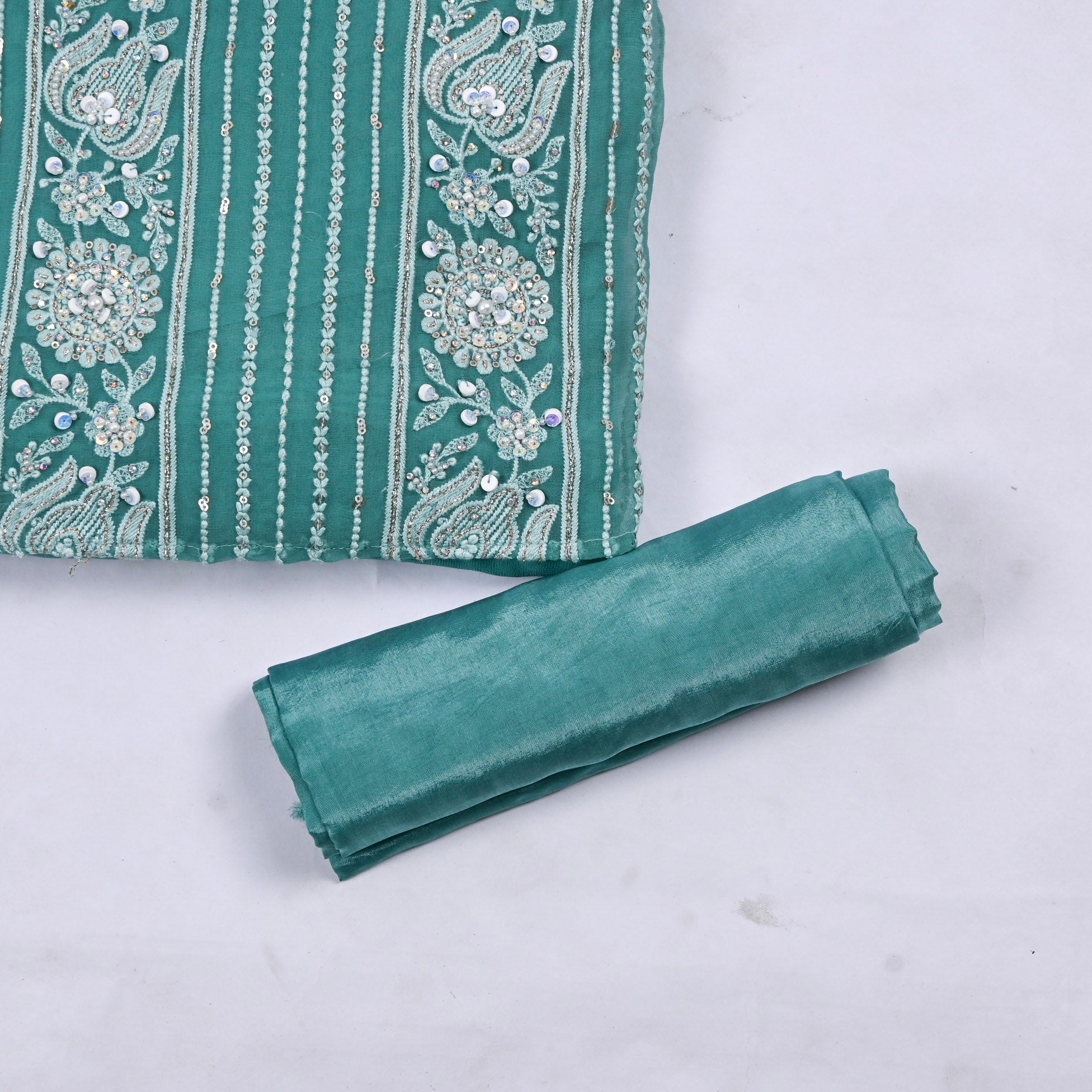 Georgette Ferozi Unstitched Suit