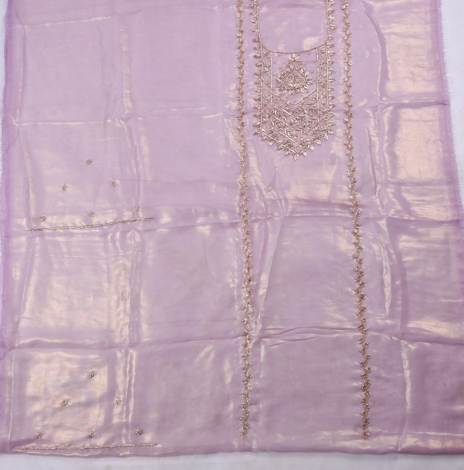 Sasha Silk Lavender Unstitched Suit