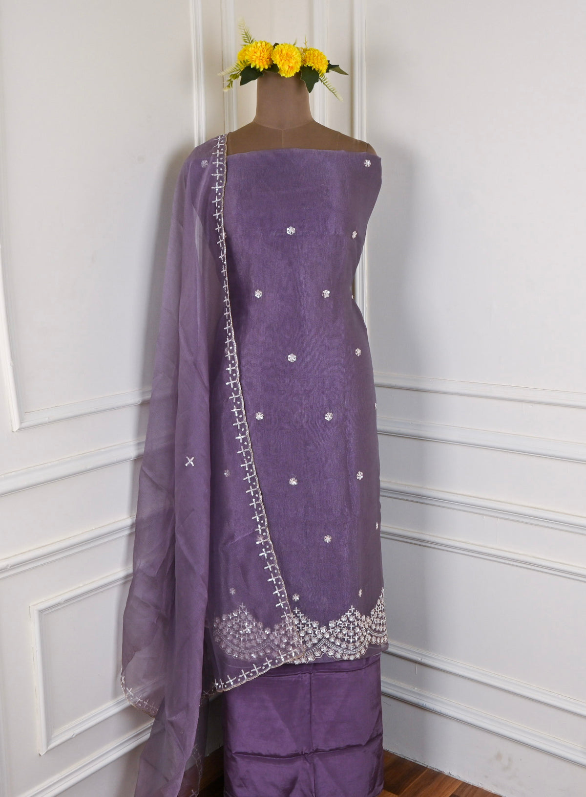 Crush Purple Unstitched Suit
